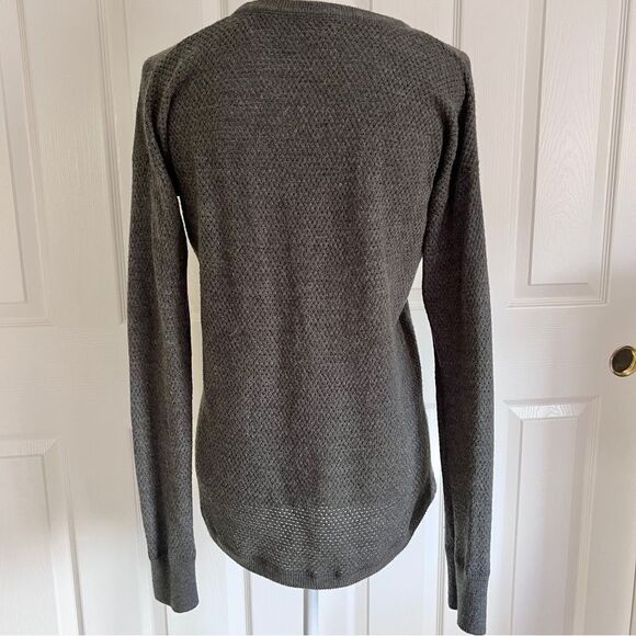 Sweet Romeo Crewneck Long Sleeve Sweater Charcoal Grey Large EUC - Picture 3 of 6